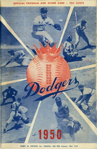 Lot Detail - 1950's BROOKLYN DODGERS THE BUMS PENNANT